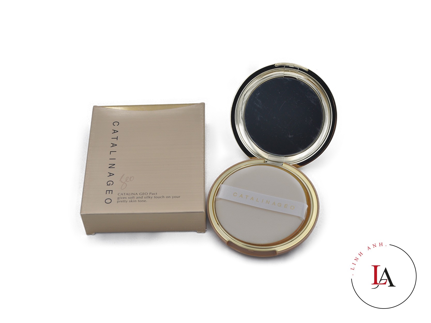 Phấn phủ Geo Sempre Happy & Please Pact